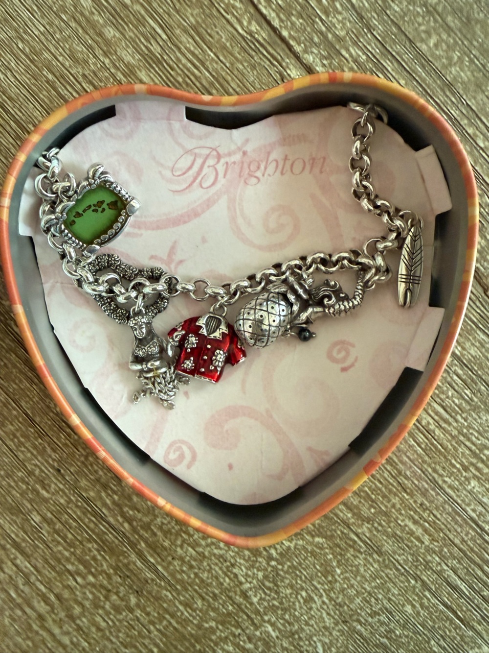 Brighton Silver Hawaii Charm Bracelet - Picture 2 of 3